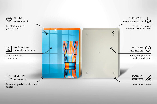 Zaščitna plošča za štedilnik Dva kozarca vode