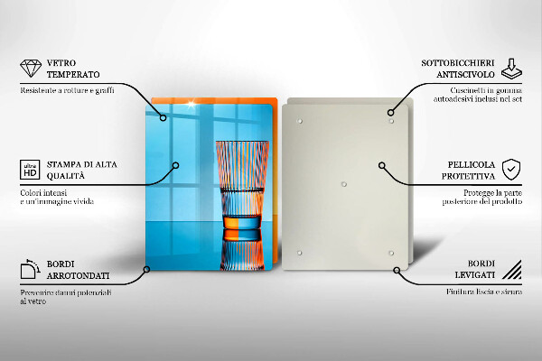 Zaščitna plošča za štedilnik Dva kozarca vode