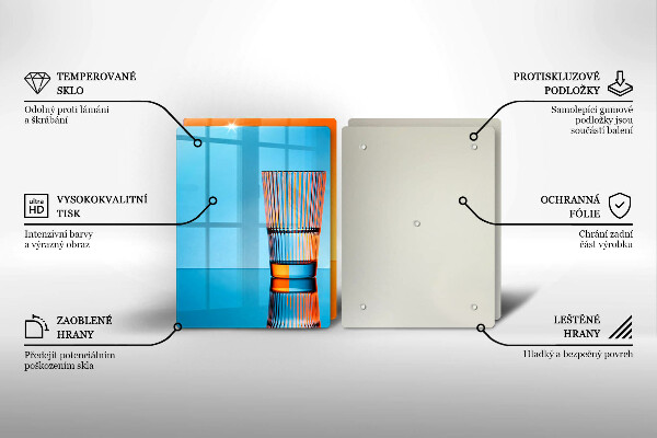 Zaščitna plošča za štedilnik Dva kozarca vode