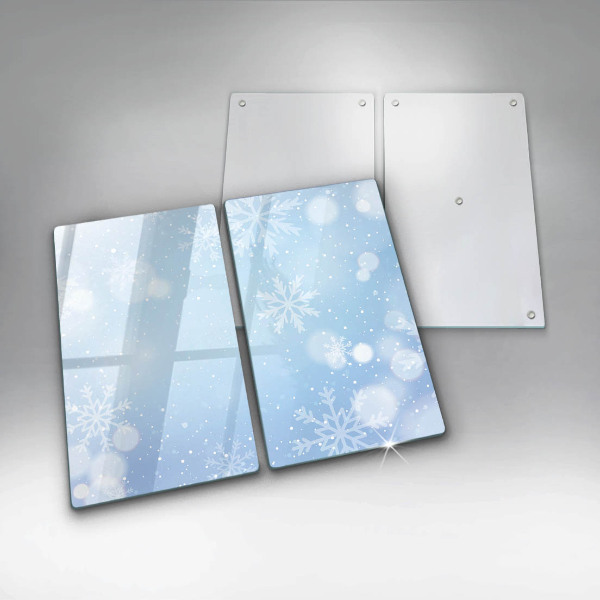 Zaščitna plošča za štedilnik Zimska tekstura