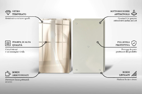 Zaščitna plošča za štedilnik Kremni sladoled