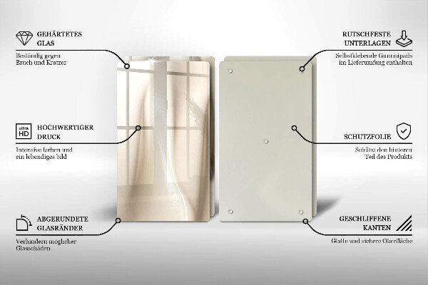 Zaščitna plošča za štedilnik Kremni sladoled