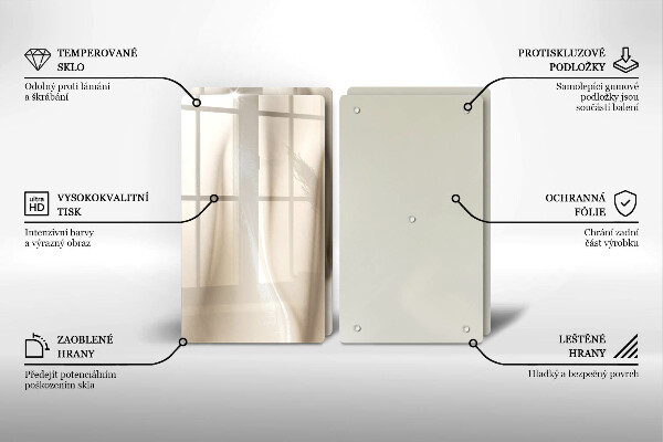 Zaščitna plošča za štedilnik Kremni sladoled