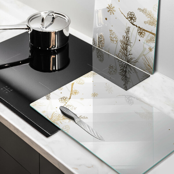 Zaščitna plošča za štedilnik Zimski okraski