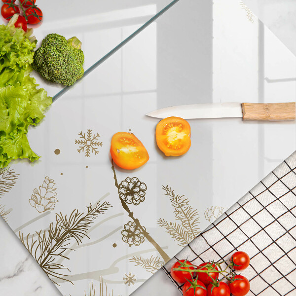 Zaščitna plošča za štedilnik Zimski okraski