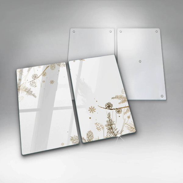 Zaščitna plošča za štedilnik Zimski okraski