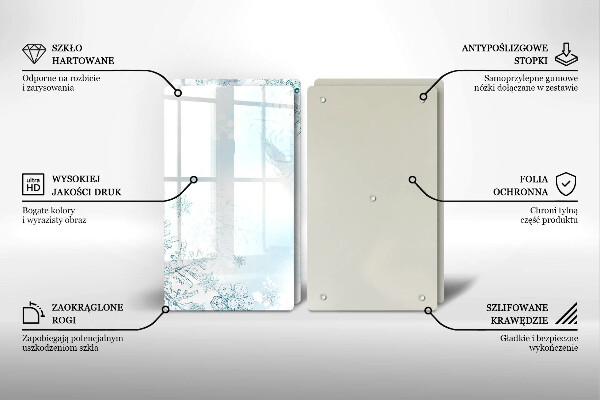 Zaščitna plošča za štedilnik Snežinka