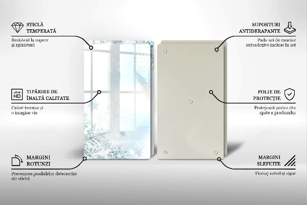 Zaščitna plošča za štedilnik Snežinka