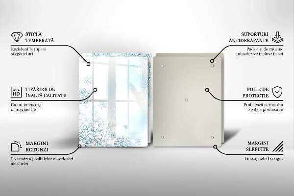 Zaščitna plošča za štedilnik Snežinka