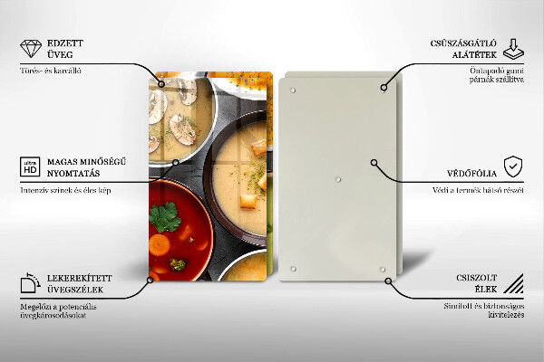 Zaščitna plošča za štedilnik Pisane juhe
