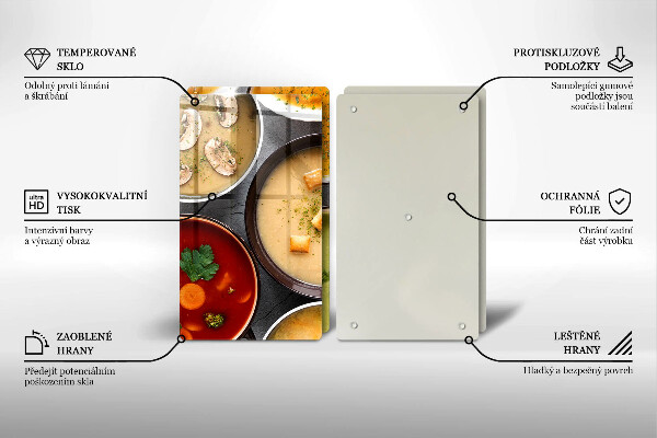Zaščitna plošča za štedilnik Pisane juhe