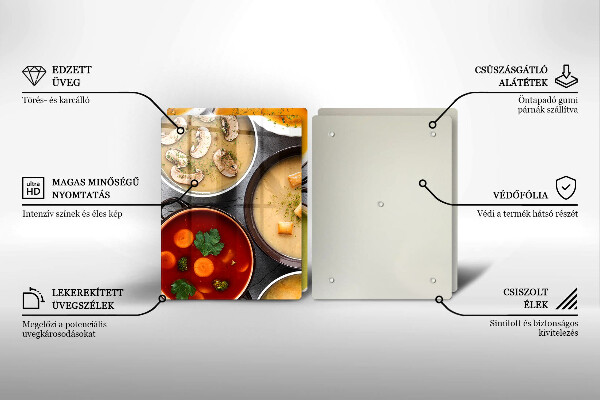 Zaščitna plošča za štedilnik Pisane juhe