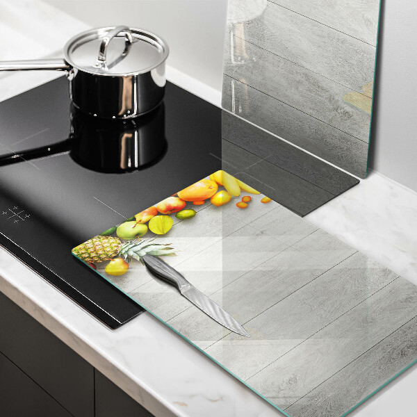 Zaščitna plošča za štedilnik Sadje na deskah