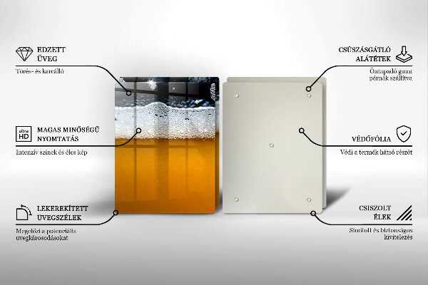 Zaščitna plošča za štedilnik Pijte pivsko peno
