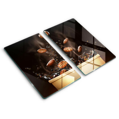 Zaščitna plošča za štedilnik Vroča kavna zrna