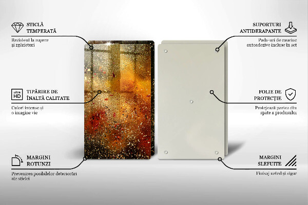 Zaščitna plošča za štedilnik Pisane začimbe