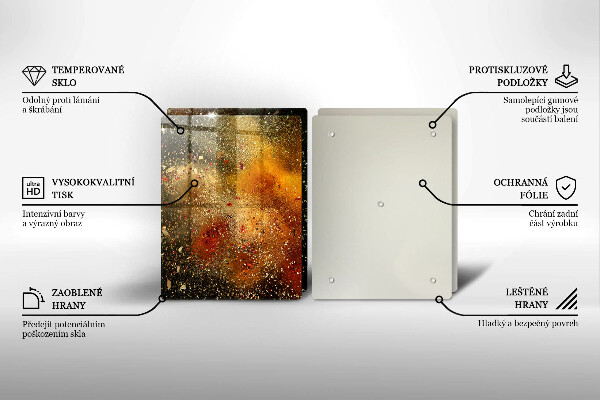 Zaščitna plošča za štedilnik Pisane začimbe