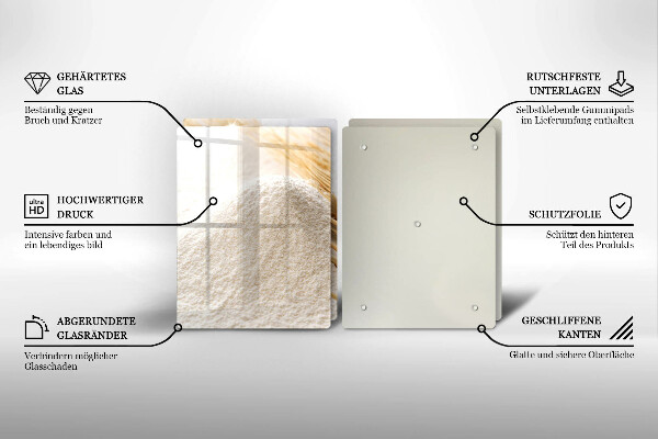 Zaščitna plošča za štedilnik Moka in klasje