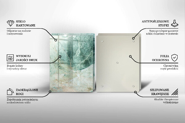 Zaščitna plošča za štedilnik Kamnita struktura