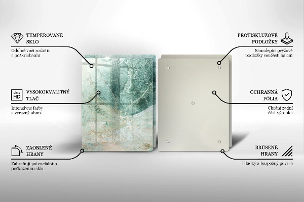 Zaščitna plošča za štedilnik Kamnita struktura