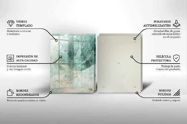 Zaščitna plošča za štedilnik Kamnita struktura