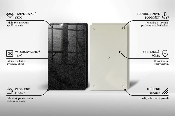 Zaščitna plošča za štedilnik Kamnita tekstura