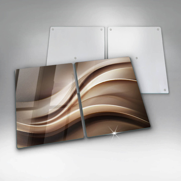 Zaščitna plošča za štedilnik Abstrakcija nežne linije