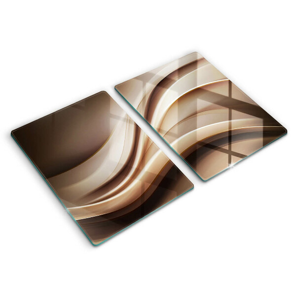 Zaščitna plošča za štedilnik Abstrakcija nežne linije