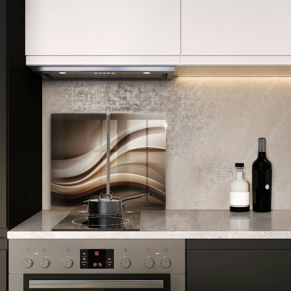 Zaščitna plošča za štedilnik Abstrakcija nežne linije