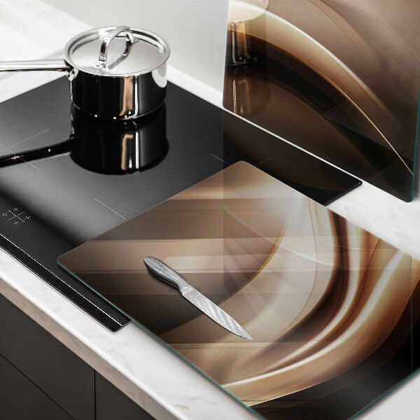 Zaščitna plošča za štedilnik Abstrakcija nežne linije