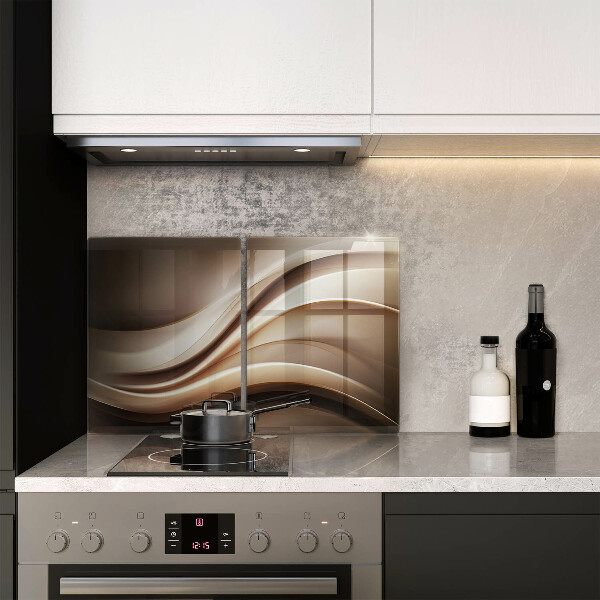 Zaščitna plošča za štedilnik Abstrakcija nežne linije