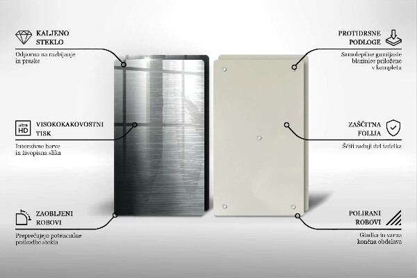 Zaščitna plošča za štedilnik Kovinska tekstura