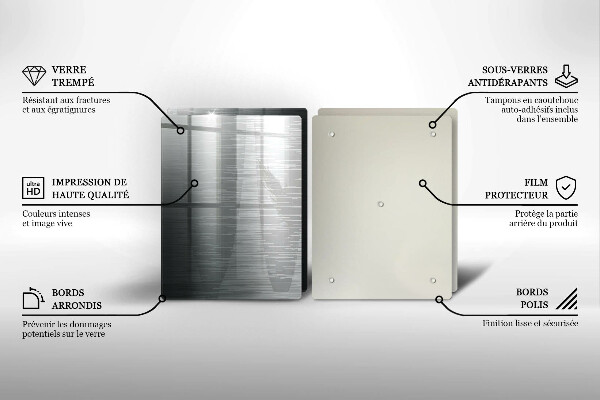 Zaščitna plošča za štedilnik Kovinska tekstura