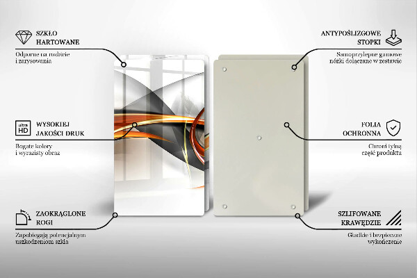 Zaščitna plošča za štedilnik Moderne oblike