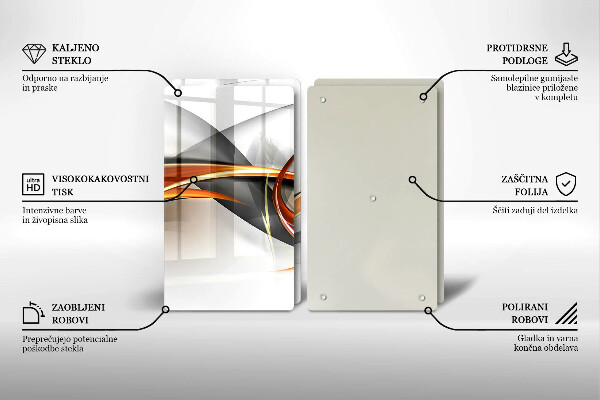 Zaščitna plošča za štedilnik Moderne oblike