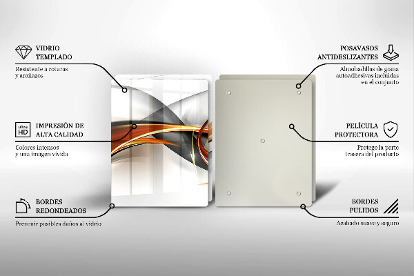 Zaščitna plošča za štedilnik Moderne oblike