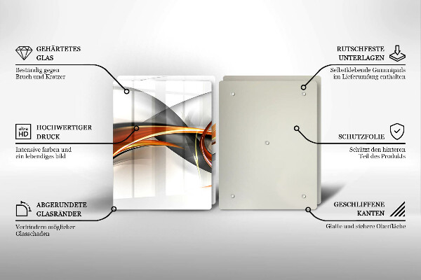 Zaščitna plošča za štedilnik Moderne oblike