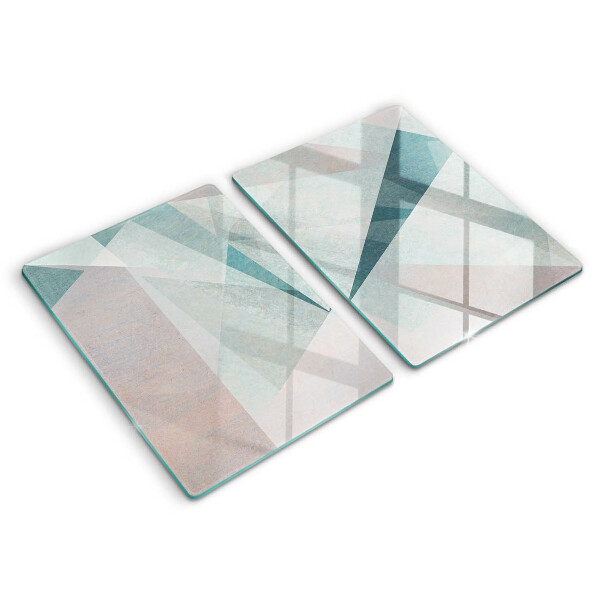 Zaščitna plošča za štedilnik Ostra abstrakcija