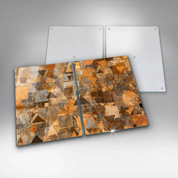 Zaščitna plošča za štedilnik Brezšivni vzorec geometrijskih likov