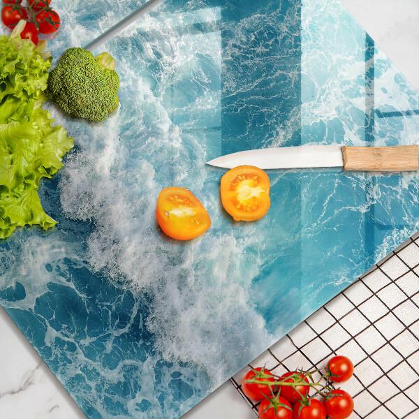 Zaščitna plošča za štedilnik Valovi morske vode