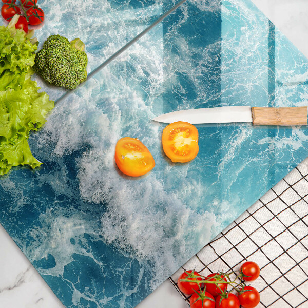 Zaščitna plošča za štedilnik Valovi morske vode