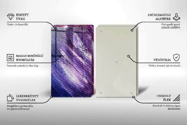 Zaščitna plošča za štedilnik Barvna abstrakcija