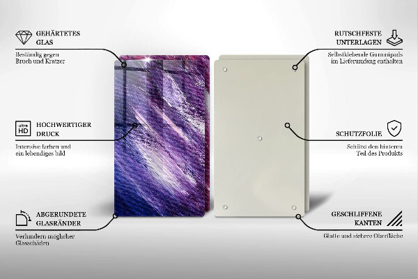 Zaščitna plošča za štedilnik Barvna abstrakcija