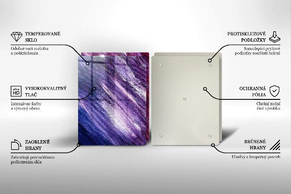 Zaščitna plošča za štedilnik Barvna abstrakcija