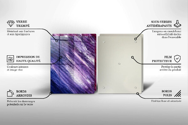 Zaščitna plošča za štedilnik Barvna abstrakcija