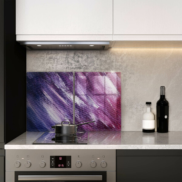 Zaščitna plošča za štedilnik Barvna abstrakcija