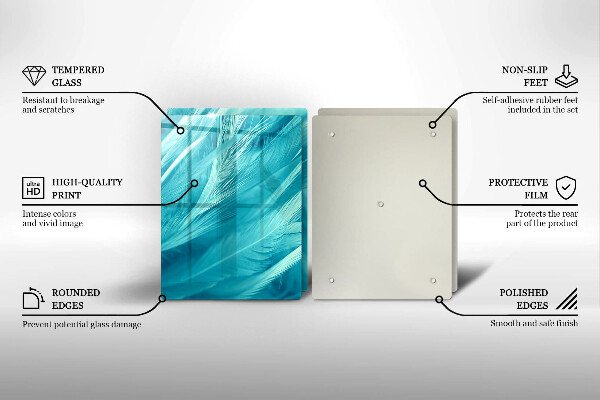 Zaščitna plošča za štedilnik Nežno perje