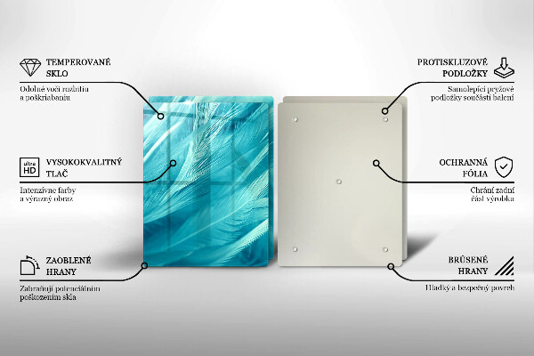 Zaščitna plošča za štedilnik Nežno perje