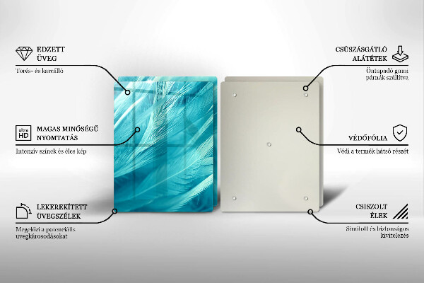 Zaščitna plošča za štedilnik Nežno perje