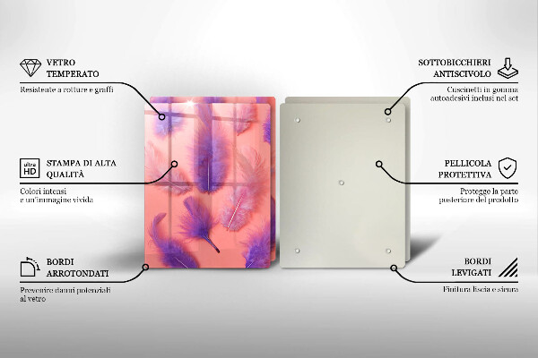 Zaščitna plošča za štedilnik Puhasto perje